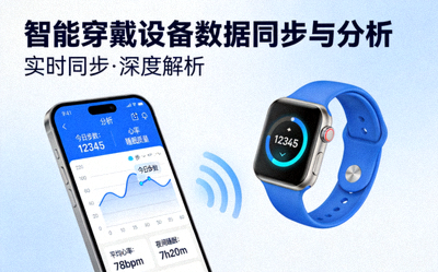 智能穿戴设备数据同步与分析功能展示